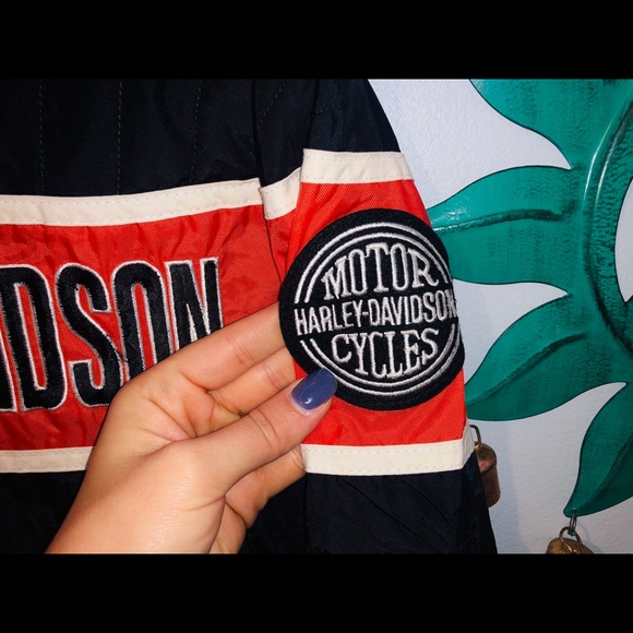 Vintage Harley Davidson Racing Nylon Jacket - Picture 3 of 7